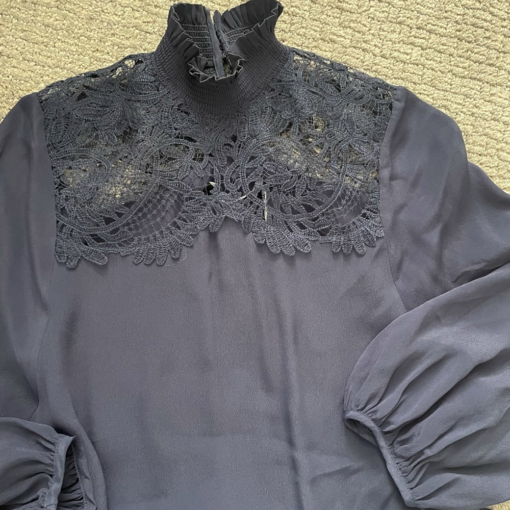 NWT silk blend dress. Magali Pascal/Anthropologie🌺 - Picture 6 of 12